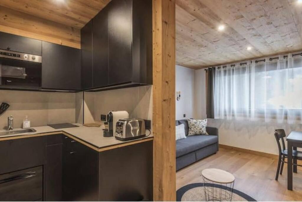 Charmant T2 Megeve, 10 Min A Pied Du Centre Ngoại thất bức ảnh