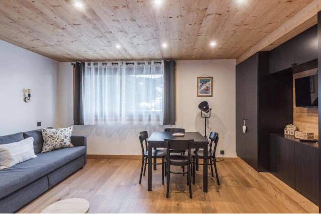 Charmant T2 Megeve, 10 Min A Pied Du Centre Ngoại thất bức ảnh