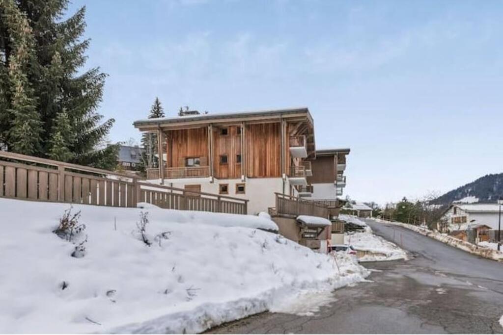 Charmant T2 Megeve, 10 Min A Pied Du Centre Ngoại thất bức ảnh